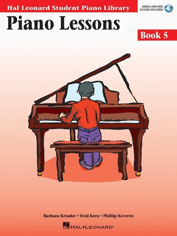 Hal Leonard Student Piano Library Book 5 - Piano Lessons/Online Audio-Piano & Keyboard-Hal Leonard-Engadine Music