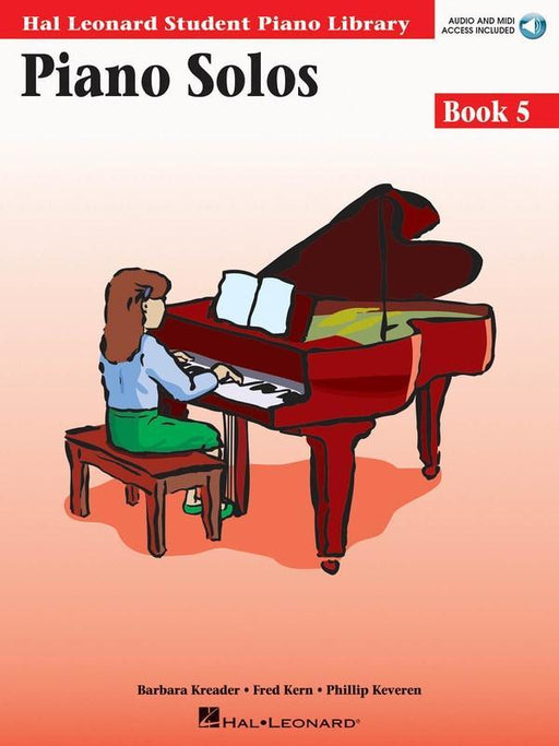 Hal Leonard Student Piano Library Book 5 - Piano Solos/Online Audio-Piano & Keyboard-Hal Leonard-Engadine Music