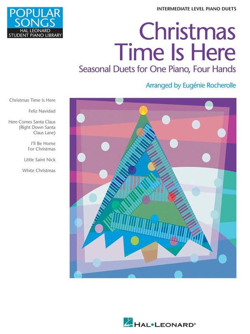 Hal Leonard Student Piano Library - Christmas Time Is Here One Piano Four Hands-Piano & Keyboard-Hal Leonard-Engadine Music