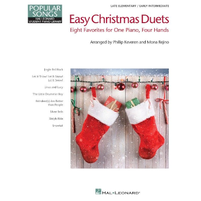Hal Leonard Student Piano Library - Easy Christmas Duets, Piano Duets-Piano & Keyboard-Hal Leonard-Engadine Music
