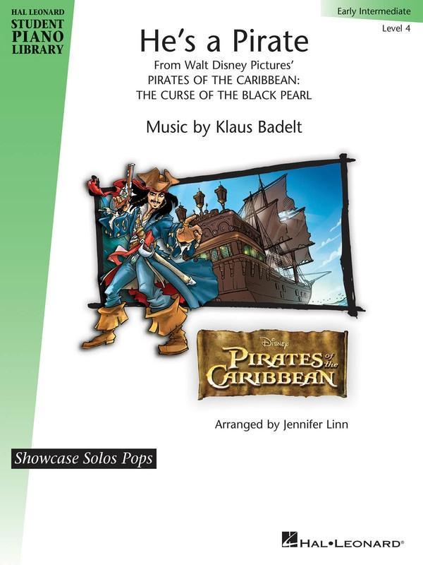 Hal Leonard Student Piano Library - He's a Pirate, Piano-Piano & Keyboard-Hal Leonard-Engadine Music