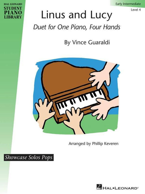 Hal Leonard Student Piano Library - Linus and Lucy One Piano, Four Hands-Piano & Keyboard-Hal Leonard-Engadine Music