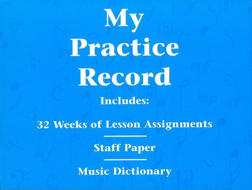 Hal Leonard Student Piano Library My Practice Record-Piano & Keyboard-Hal Leonard-Engadine Music