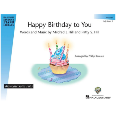 Hal Leonard Student Piano Library Pre-Staff - Happy Birthday to You-Piano & Keyboard-Hal Leonard-Engadine Music
