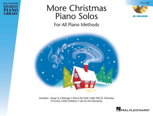 Hal Leonard Student Piano Library Pre-Staff - More Christmas Piano Solos Book/CD Pack-Piano & Keyboard-Hal Leonard-Engadine Music
