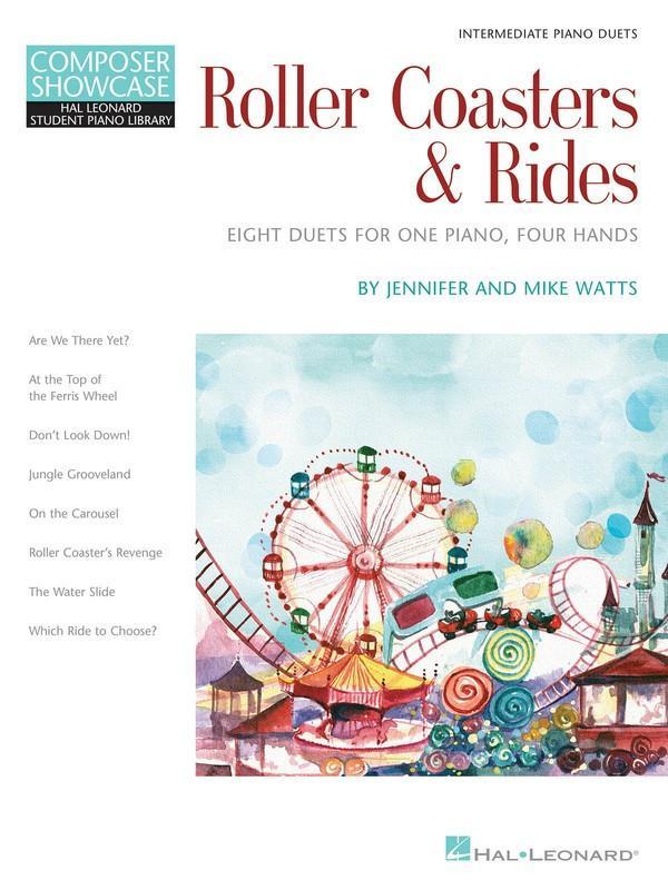 Hal Leonard Student Piano Library - Roller Coasters & Rides, Piano Duet-Piano & Keyboard-Hal Leonard-Engadine Music