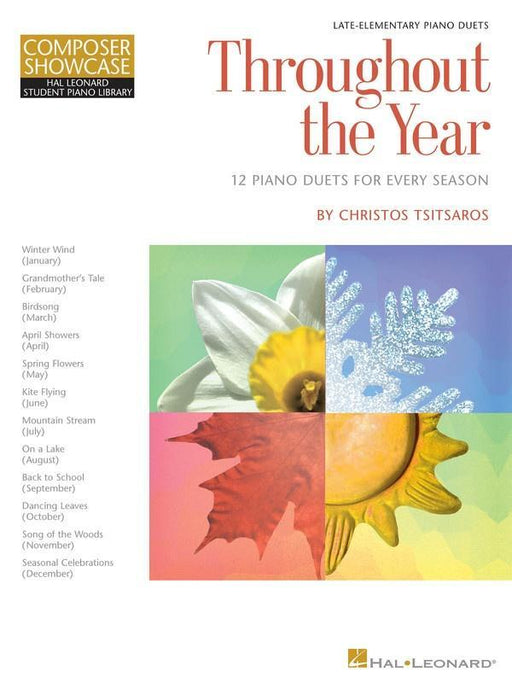 Hal Leonard Student Piano Library - Throughout the Year, Piano Duet-Piano & Keyboard-Hal Leonard-Engadine Music