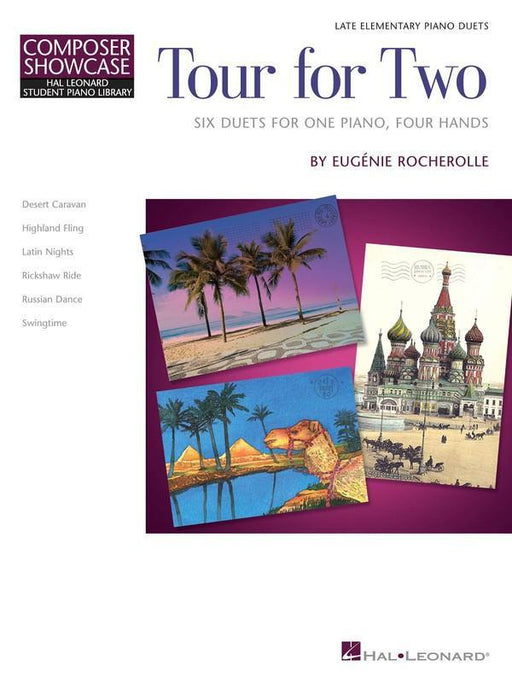 Hal Leonard Student Piano Library - Tour for Two, Late Elementary Duets-Piano & Keyboard-Hal Leonard-Engadine Music