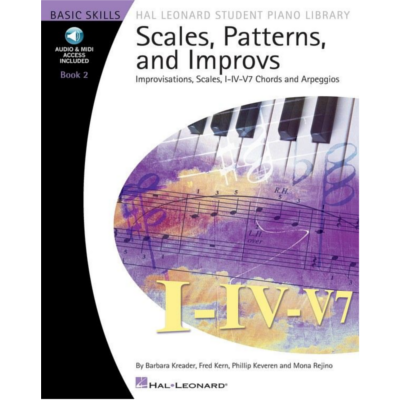 Hal Leonard Student Piano Library Volume 2 - Scales, Patterns and Improvs Book/CD Pack-Piano & Keyboard-Hal Leonard-Engadine Music