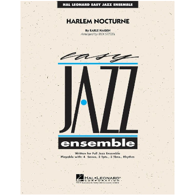 Harlem Nocturne, Arr. Rick Stitzel Stage Band Chart Grade 2-Stage Band chart-Hal Leonard-Engadine Music
