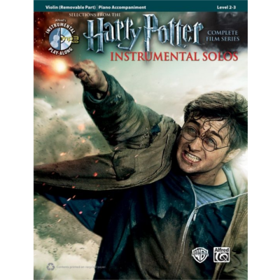 Harry Potter Instrumental Solos for Strings - Violin Book & CD-Instrumental Solo Series-Alfred-Engadine Music