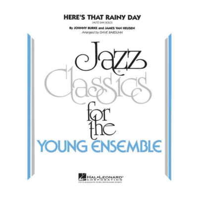 Here's That Rainy Day, Arr. Dave Barduhn Stage Band Chart Grade 3-Stage Band chart-Hal Leonard-Engadine Music