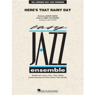 Here's That Rainy Day, Arr. Rick Stitzel Stage Band Chart Grade 2-Stage Band chart-Hal Leonard-Engadine Music