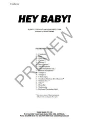 Hey Baby, Arr. Joan Thorp Concert Band Grade 1.5