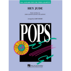 Hey Jude, The Beatles Arr. Larry Moore String Quartet Grade 3-4-Strings-Hal Leonard-Engadine Music
