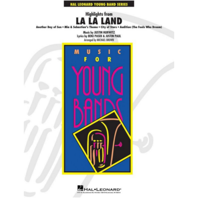 Highlights from La La Land Arr. Michael Brown Concert Band Chart Grade 3-Concert Band Chart-Hal Leonard-Engadine Music