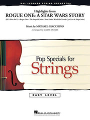 Highlights from Rogue One: A Star Wars Story, Arr. Larry Moore String Orchestra Grade 2-3-String Orchestra-Hal Leonard-Engadine Music