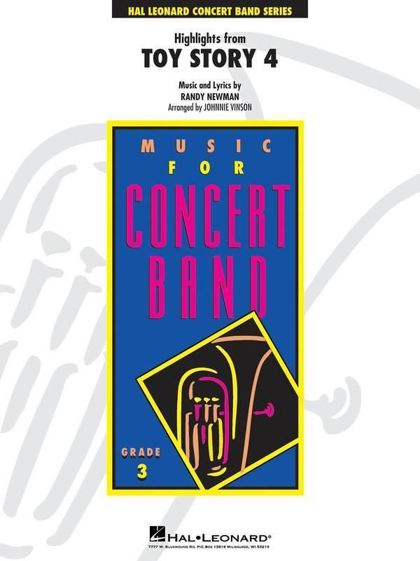 Highlights from Toy Story 4, Arr. Johnnie Vinson Concert Band Grade 3-Concert Band-Hal Leonard-Engadine Music