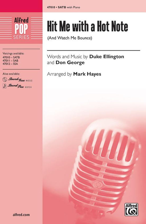Hit Me with a Hot Note, Ellington & George Arr. Mark Hayes Choral-Choral-Alfred-SATB-Engadine Music