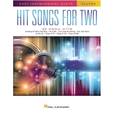 Hit Songs for Two Flutes-Woodwind-Hal Leonard-Engadine Music