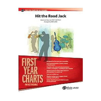 Hit the Road Jack, Mayfield Arr. Mike Lewis Stage Band Chart Grade 1-Stage Band chart-Alfred-Engadine Music