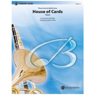 House of Cards (Theme), Beal Arr. Ralph Ford Concert Band Chart Grade 3-Concert Band Chart-Alfred-Engadine Music