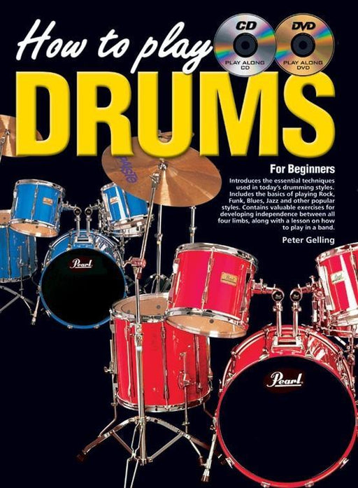 How To Play Drums for Beginners Book/CD/DVD