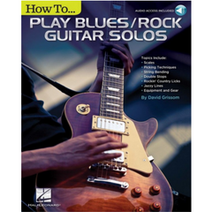How to Play Blues/Rock Guitar Solos-Guitar & Folk-Hal Leonard-Engadine Music