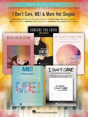 I Don't Care, Me! & More Hot Singles, Easy Piano-Piano & Keyboard-Hal Leonard-Engadine Music