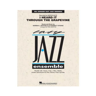 I Heard It Through the Grapevine Arr. Paul Murtha Stage Band Chart Grade 2-Stage Band chart-Hal Leonard-Engadine Music