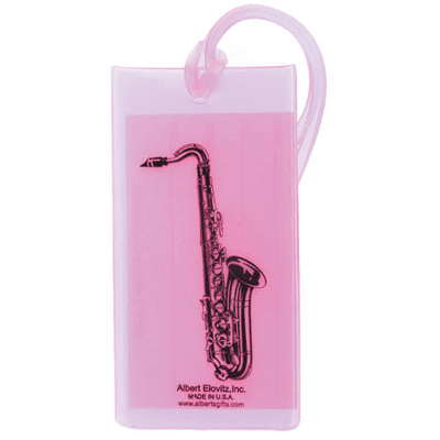 ID Tag Soft Rubber Sax-Giftware Accessories-Engadine Music-Engadine Music
