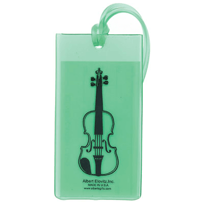 ID Tag Soft Rubber Violin-Giftware Accessories-Engadine Music-Engadine Music