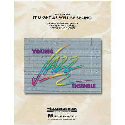 It Might as Well Be Spring, Arr. Mark Taylor Stage Band Chart Grade 3-Stage Band chart-Hal Leonard-Engadine Music