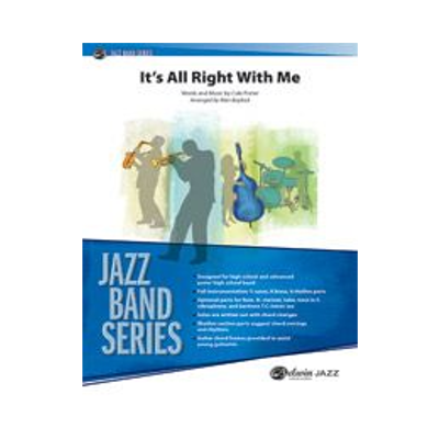 It's All Right With Me, Porter Arr. Alan Baylock Stage Band Chart Grade 3-Stage Band chart-Alfred-Engadine Music