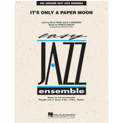 It's Only a Paper Moon Arr. Rick Stitzel Stage Band Chart Grade 2-Stage Band chart-Hal Leonard-Engadine Music