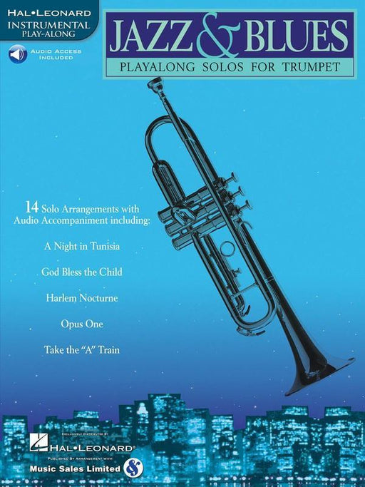 Jazz & Blues Play-Along Solos for Trumpet-Brass-Hal Leonard-Engadine Music