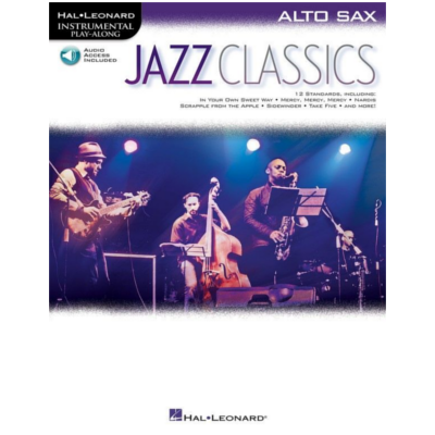 Jazz Classics for Alto Saxophone-Instrumental Solo Series-Hal Leonard-Engadine Music