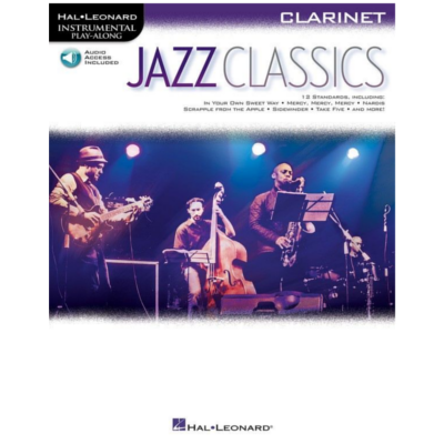 Jazz Classics for Clarinet-Instrumental Solo Series-Hal Leonard-Engadine Music