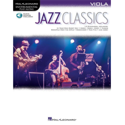 Jazz Classics for Viola-Instrumental Solo Series-Hal Leonard-Engadine Music