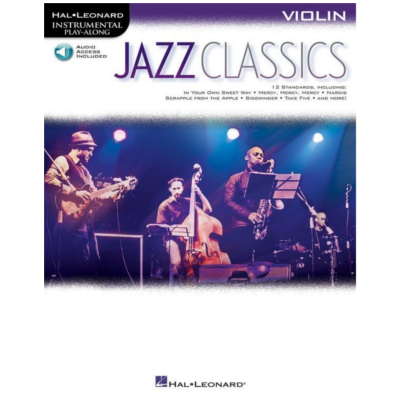 Jazz Classics for Violin-Instrumental Solo Series-Hal Leonard-Engadine Music