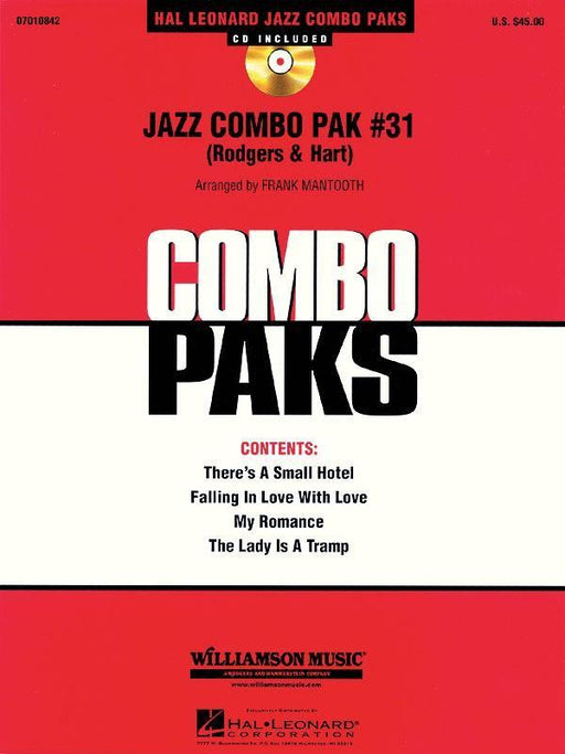 Jazz Combo Pak #31 (Rodgers & Hart)-Jazz Combo-Hal Leonard-Engadine Music