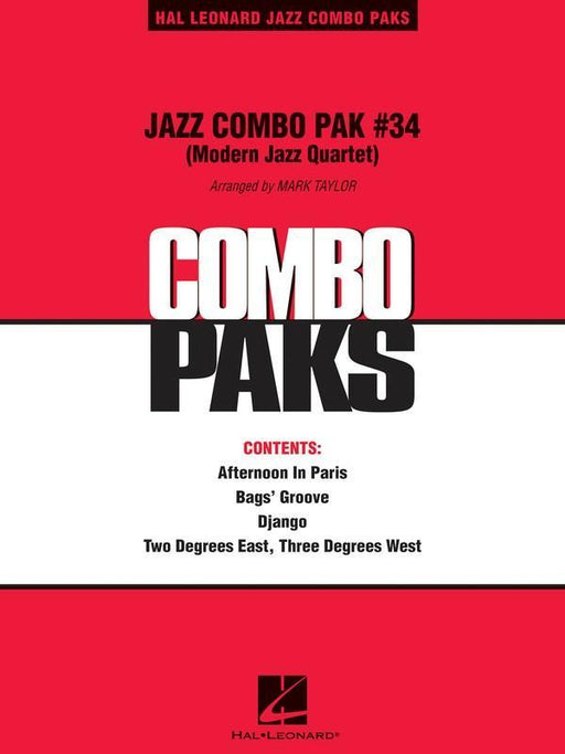 Jazz Combo Pak #34 (Modern Jazz Quartet)-Jazz Combo-Hal Leonard-Engadine Music