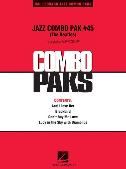 Jazz Combo Pak #45 (The Beatles)-Jazz Combo-Hal Leonard-Engadine Music