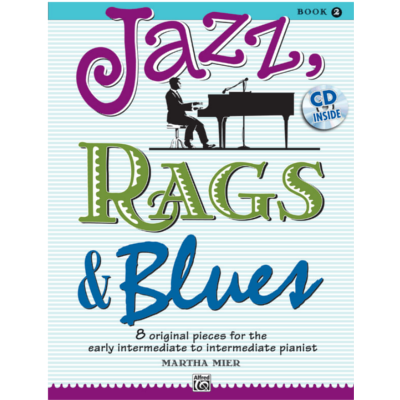 Jazz, Rags & Blues, Book 2 Bk/CD-Piano & Keyboard-Alfred-Engadine Music
