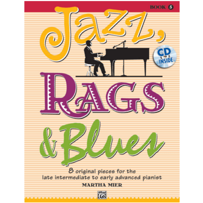 Jazz, Rags & Blues, Book 5 Bk/CD-Piano & Keyboard-Alfred-Engadine Music