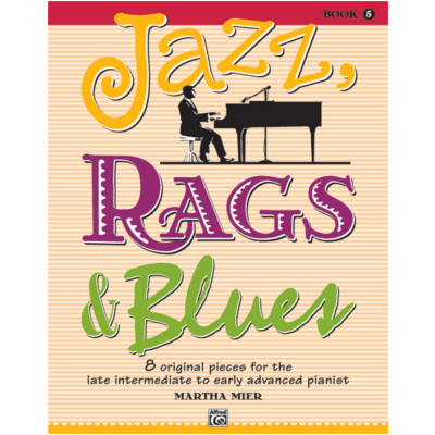 Jazz, Rags & Blues, Book 5-Piano & Keyboard-Alfred-Engadine Music