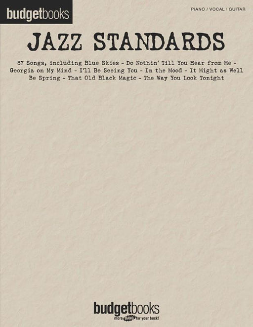 Jazz Standards, Piano Vocal & Guitar-Songbooks-Hal Leonard-Engadine Music