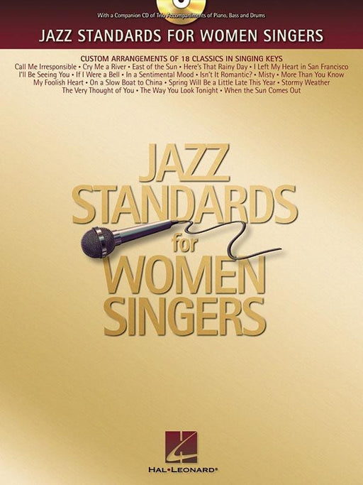 Jazz Standards for Women Singers, Vocal-Vocal-Hal Leonard-Engadine Music