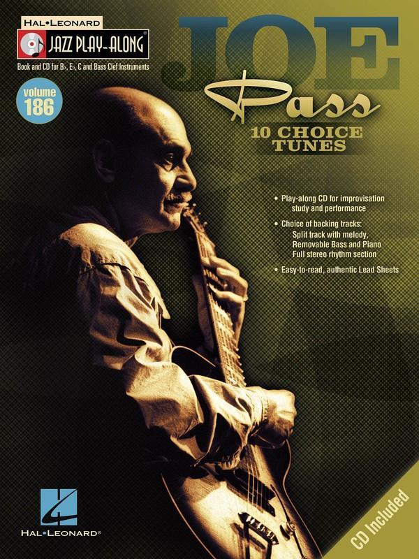 Joe Pass, Jazz Play-Along Volume 186-Jazz-Hal Leonard-Engadine Music