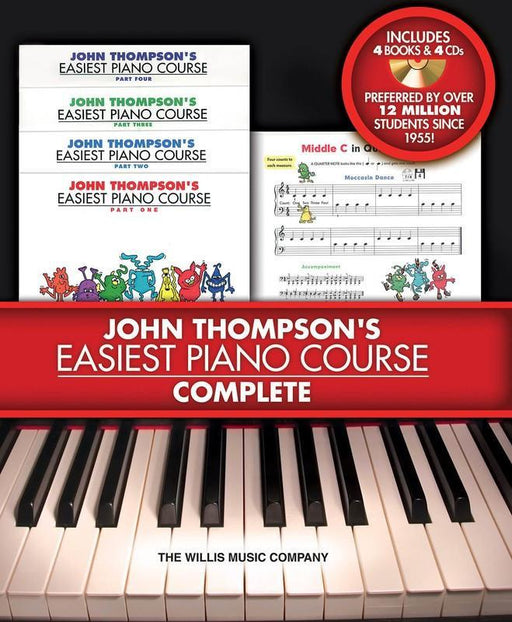 John Thompson's Easiest Piano Course - Complete-Piano & Keyboard-Hal Leonard-Engadine Music